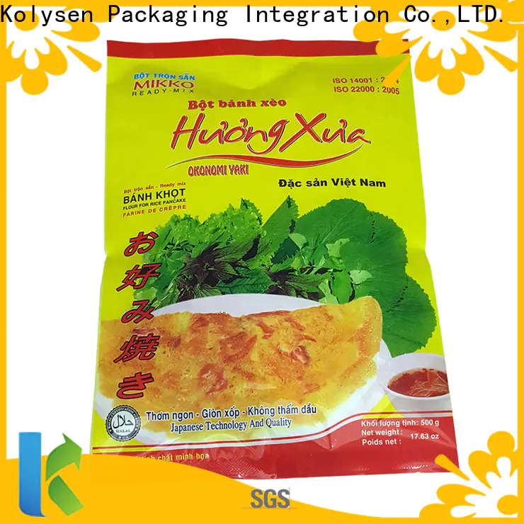 Custom heat sealer bags Supply for rice packaging