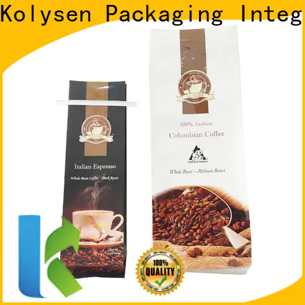 Kolysen New coffee packaging bags suppliers manufacturers for coffee packaging
