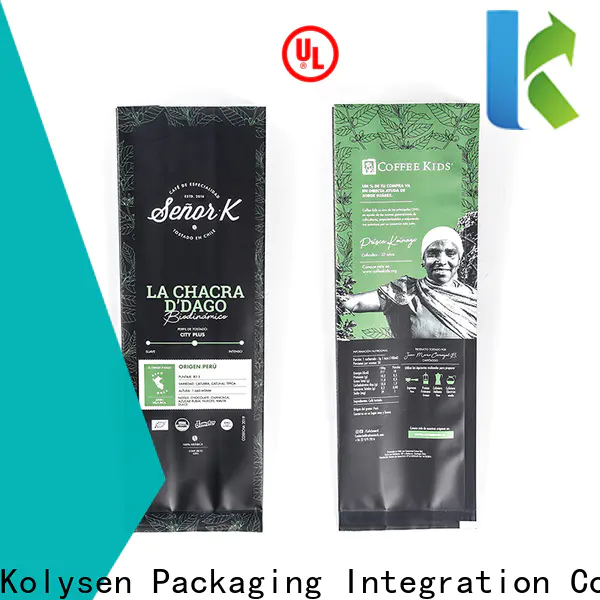 Best biodegradable coffee bags with valve manufacturers for food packaging