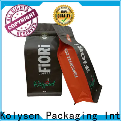 Kolysen Best resealable coffee bags Suppliers for food packaging