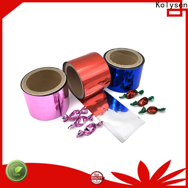 Kolysen cellophane sweet wrappers Supply for Candy wrapping