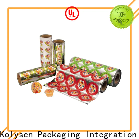 Kolysen standup food sealer bags company for wrapping beverage
