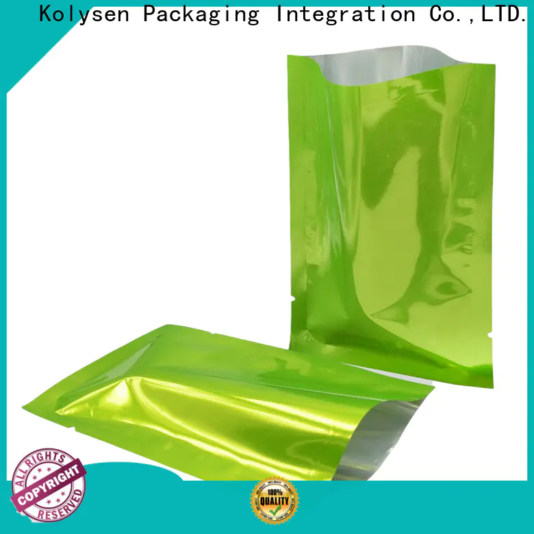 Kolysen three side seal bag shipped to business for food vacuum sealing