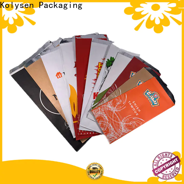 Kolysen wax cake bags manufacturers for food packaging