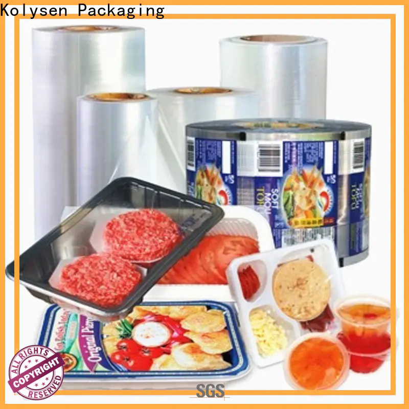 Kolysen lidding film shipped to business used in food and beverage