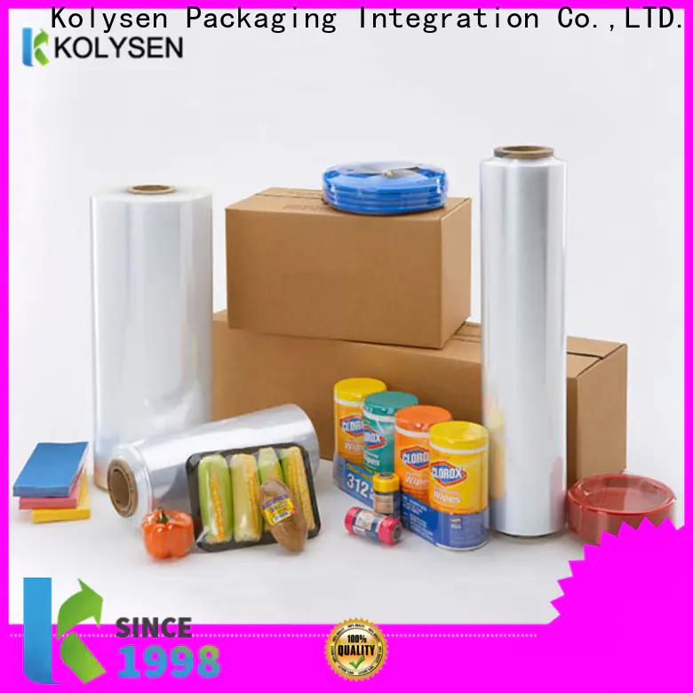 Kolysen Custom heat shrink manufacturers company for food packaging