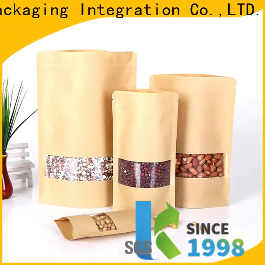 Custom zip lock pouch bags for business used in food and beverage