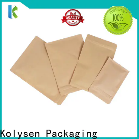 Kolysen Best kraft paper zipper pouch company for food packaging