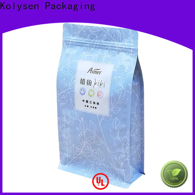 Kolysen Top box pouch coffee bags Suppliers used in food and beverage