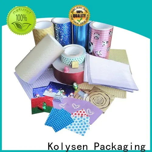 Custom foil paper packaging for business used in food and beverage