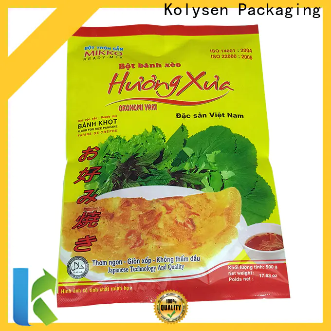 Kolysen Wholesale heat seal packaging company for potato chips packaging