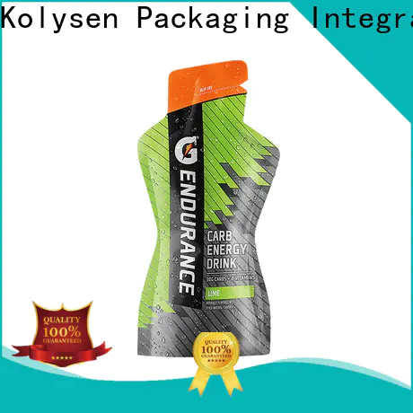 Kolysen Custom custom printed drink pouches manufacturers for Seafood packaging