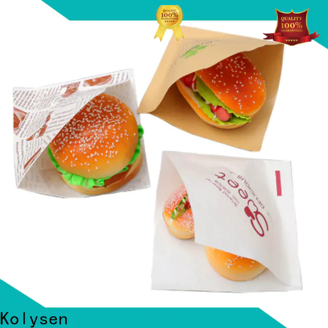 Kolysen waxed food paper company for food packaging
