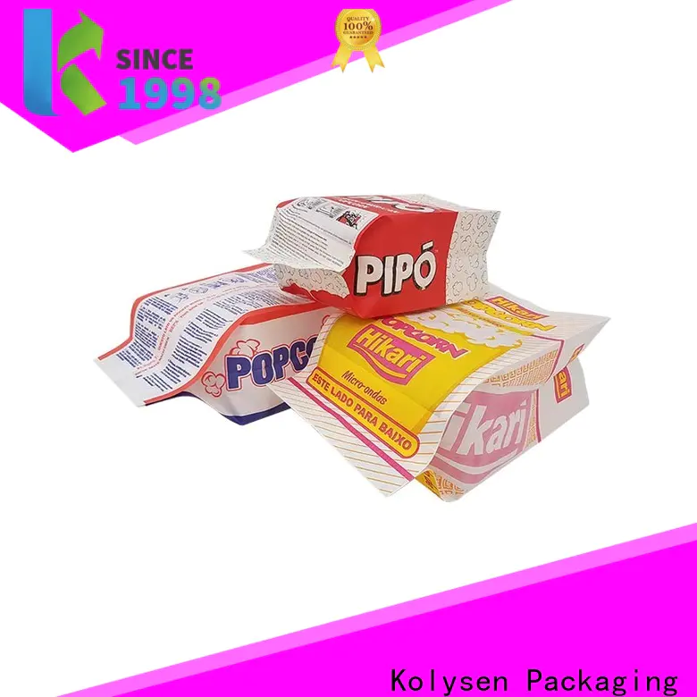 Kolysen food packaging bag directly price used in food and beverage