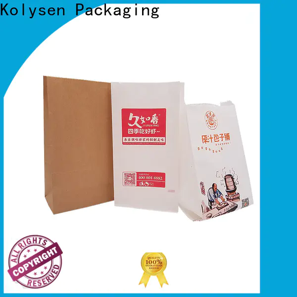 Kolysen paper food bags for business for wrapping sauce
