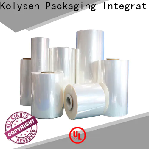 Kolysen pet shrink film manufacturers for Pre-forms and full body sleeve labels