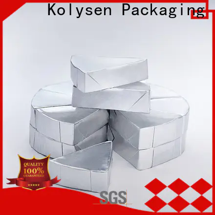 Kolysen environmental gold foil paper cheap wholesale for wrapping ice cream