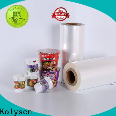 Kolysen thermo shrinkable film manufacturers used in food and beverage