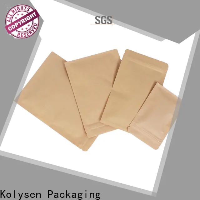 Latest zipper paper pouch shipped to business for food freezing