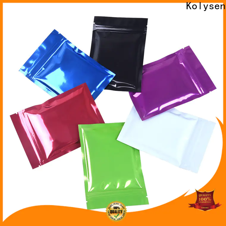 Kolysen Best 3 side seal pouch factory for food freezing