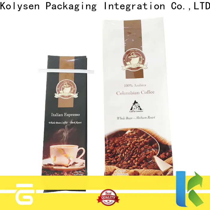 Kolysen side gusset pouches Suppliers for food packaging