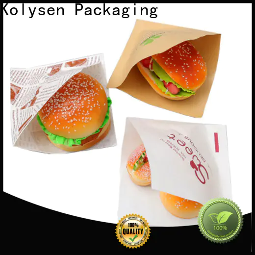 Latest wax lined cake bags Supply for food packaging