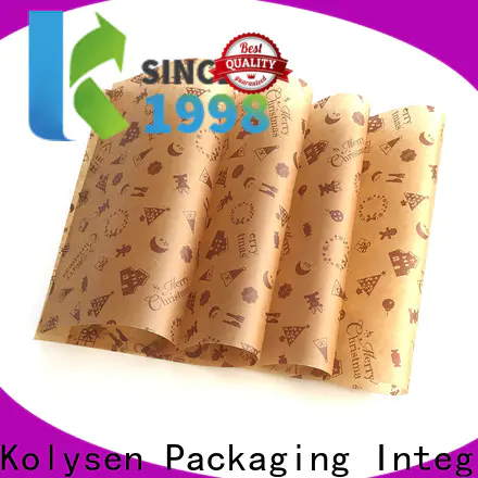 Kolysen waxtex paper bags factory for food packaging
