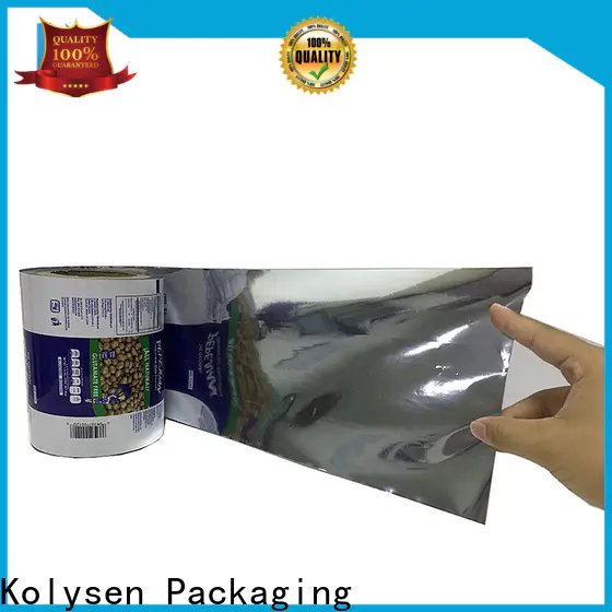 Custom custom plastic packaging shipped to business for food packaging