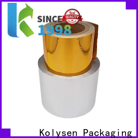 Kolysen wholesale aluminium foil with butter paper china products online for wrapping chocolate