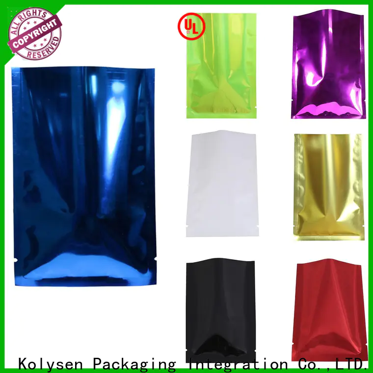 Wholesale 3 side seal bag factory for food freezing