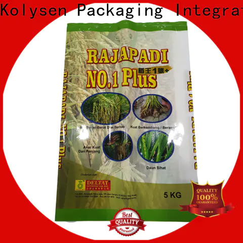 Kolysen heat seal plastic bags Suppliers for food packaging