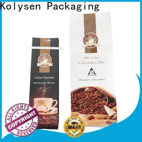 Wholesale eco friendly coffee packaging company for coffee packaging
