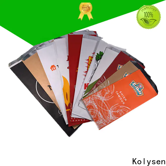 Kolysen Latest white greaseproof paper bags factory for sugar packaging