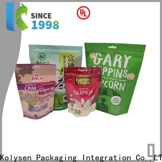 Kolysen ziplock stand up pouch manufacturers used in pharmaceutical market