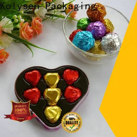 Kolysen chocolate wrapper wholesale products for sale for wrapping cheese