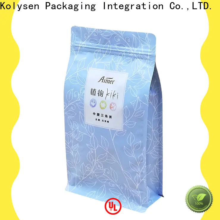 Custom large gusseted cellophane bags for business for food packaging