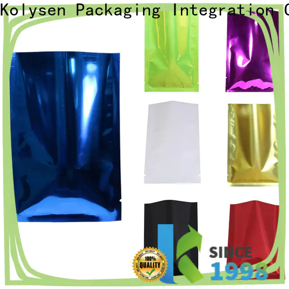 Kolysen 3 sided seal pouch shipped to business for food freezing