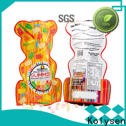 Kolysen jar shaped pouches factory for Snack food packaging
