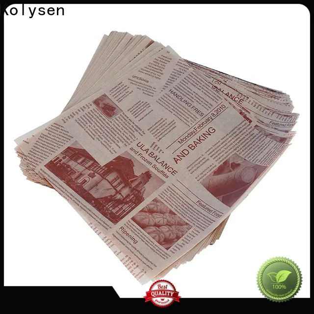 Kolysen catering paper bags Supply for sugar packaging