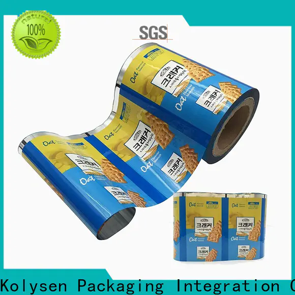Kolysen custom printed shrink wrap film factory for food packaging