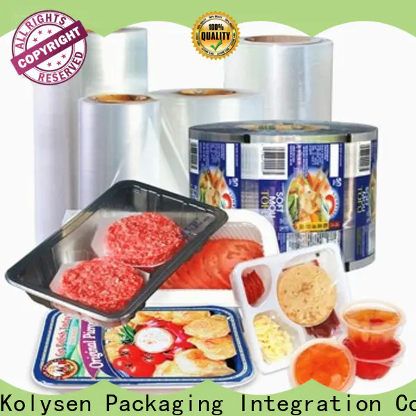 High-quality lidding film company used in food and beverage