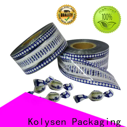 Kolysen Best custom chocolate wrapper manufacturers for toffee wrapping
