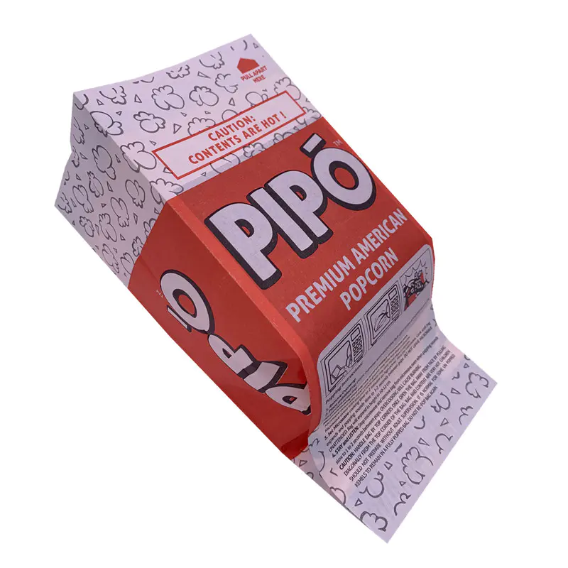 Microwave Popcorn Greaseproof Paper Bags