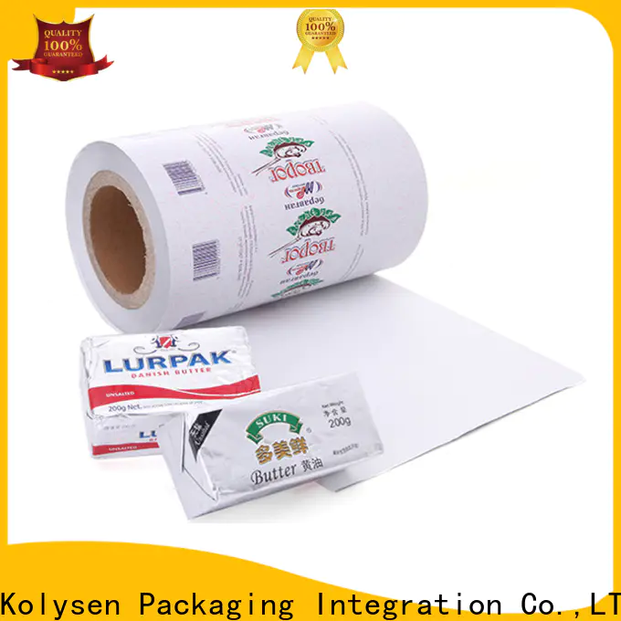 Kolysen foil paper suppliers factory used in food and beverage