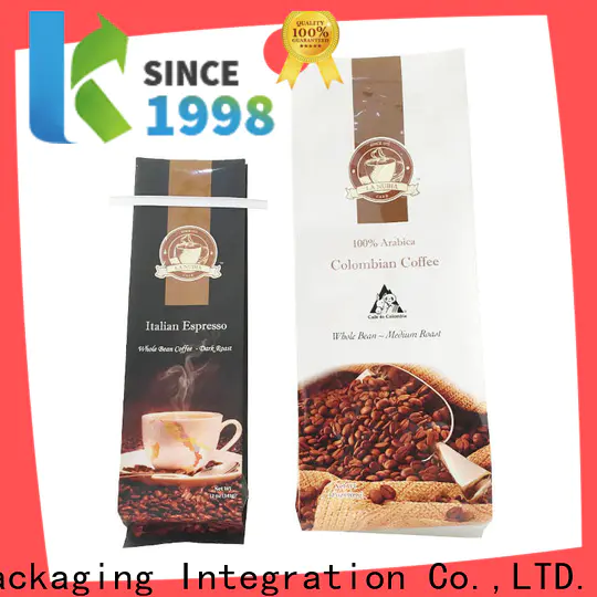 Kolysen High-quality coffee bean package factory for food packaging