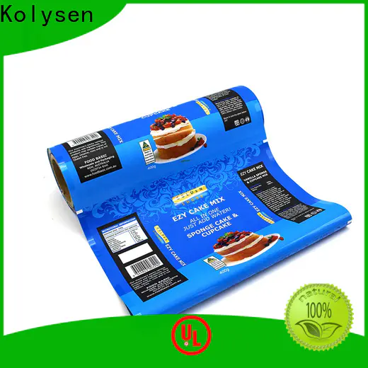 Kolysen roll plastic manufacturers used in food and beverage