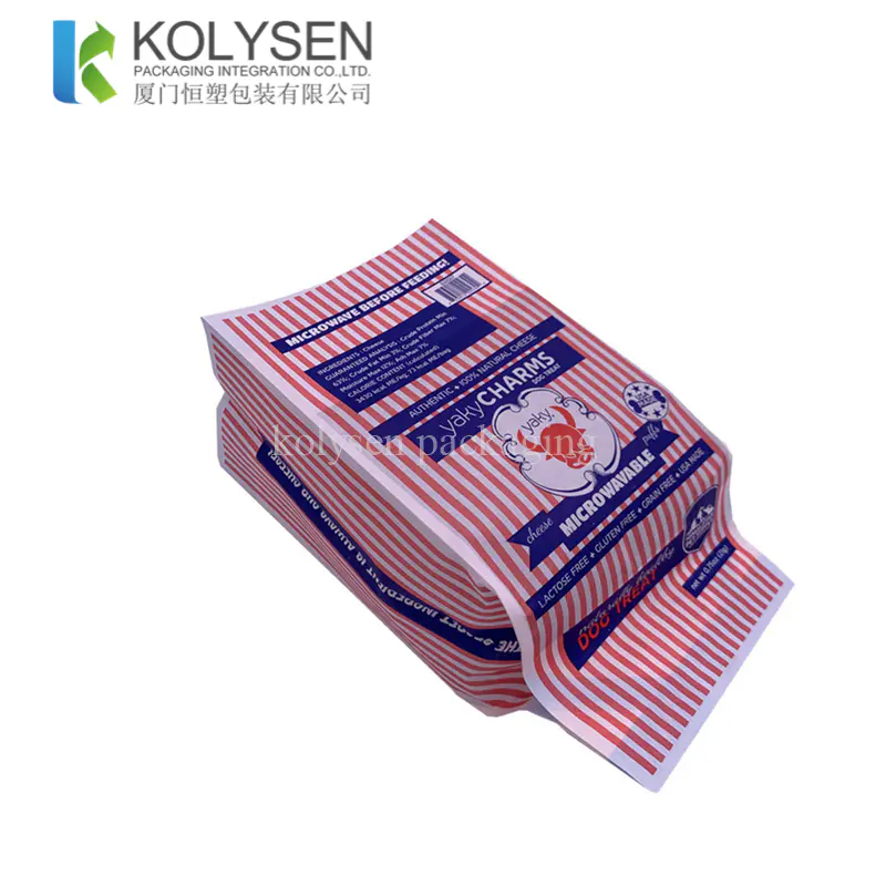 Custom Logo Printed Microwave Popcorn Paper Bags
