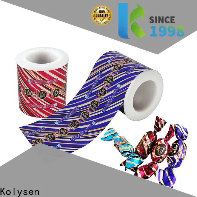 Kolysen High-quality custom chocolate wrapper Suppliers for Candy wrapping