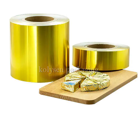 Golden Aluminum Foil for Cheese Wrap