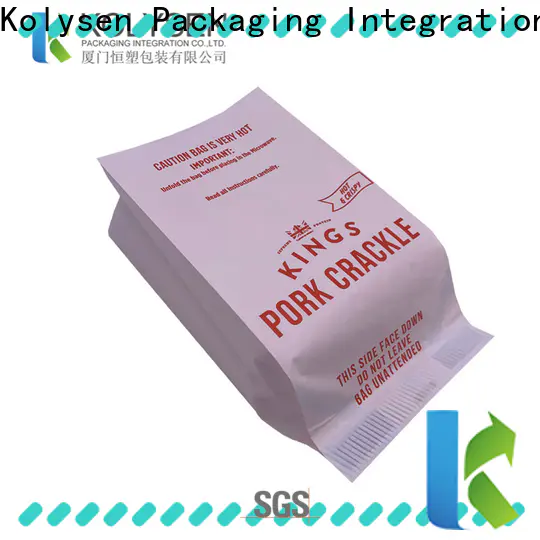 Kolysen Wholesale bag of popcorn nutrition manufacturers for microwaving popcorn